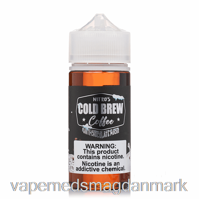 Vape Med Smag Hvid Chokolade Mokka - Nitros Koldbryg - 100ml 3mg